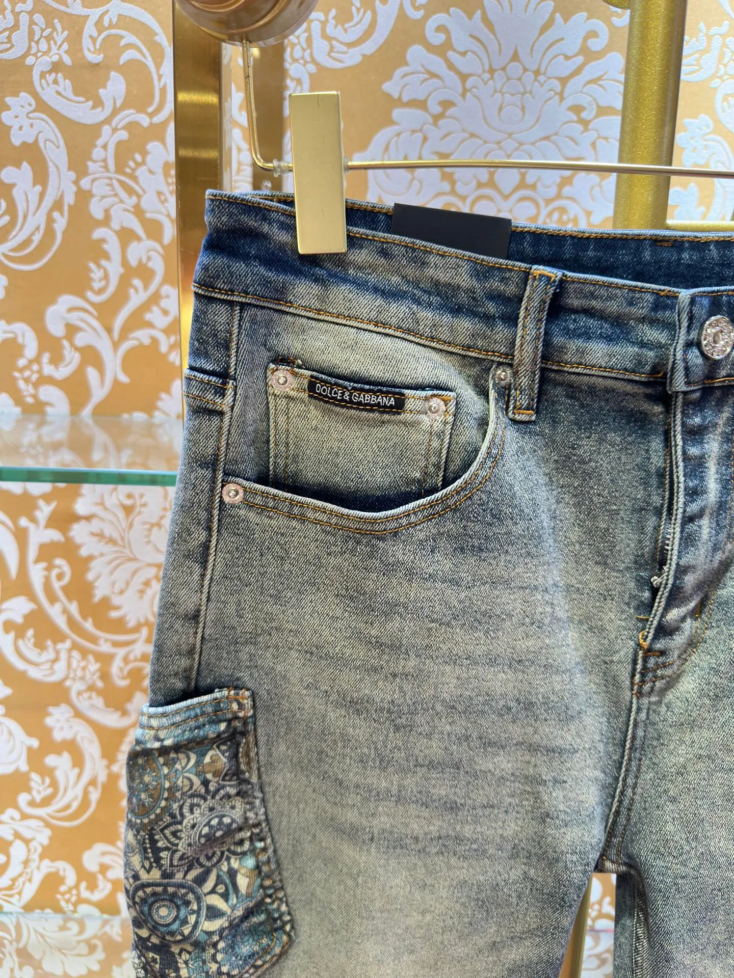 𝘿𝙊𝙇𝘾𝙀 & 𝙂𝘼𝘽𝘽𝘼𝙉𝘼 2026New Arrival Blue DG :Blue Sizes:30-36